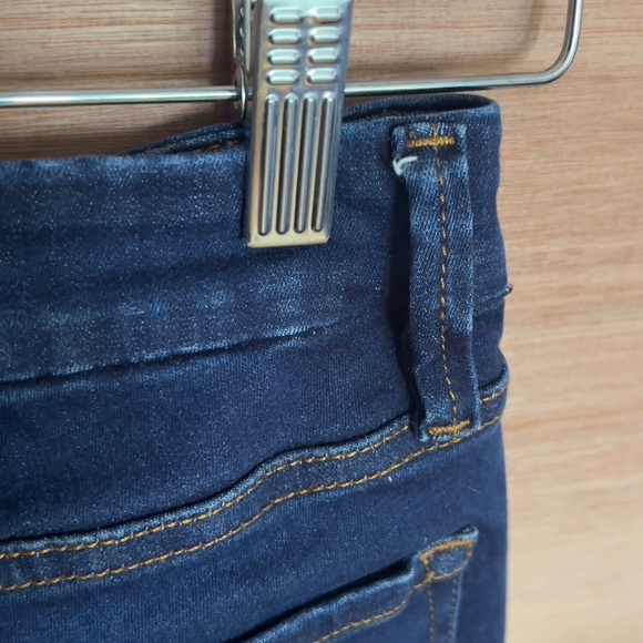 FRAME Le Mini Boot dark wash jeans size 28 blue bootcut stretch fitting pockets - Picture 4 of 7